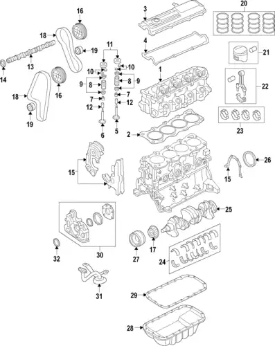 клапан впускной Maz RF0112111 MAZDA