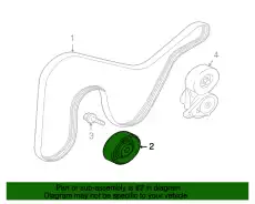 PULLEY,P/S OIL PU MD327654 MITSUBISHI