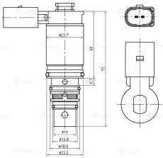 Клапан кондиционера LUZAR LCCV 1803