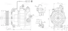 компрессор кондиционера!\ Audi A4/B5 94> LCAC 1808 LUZAR