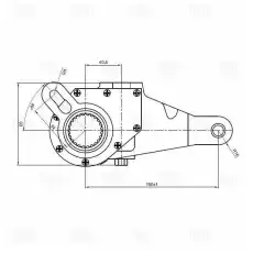 Рычаг регулировки тормоза TRIALLI ZF 2515