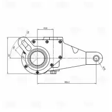 Рычаг регулировки тормоза TRIALLI ZF 2516