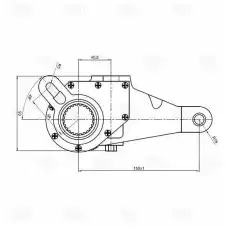 Рычаг регулировки тормоза TRIALLI ZF 2523