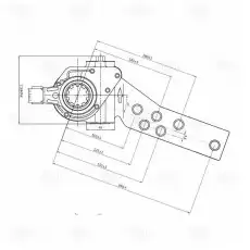 Рычаг регулировки тормоза TRIALLI ZF 2552