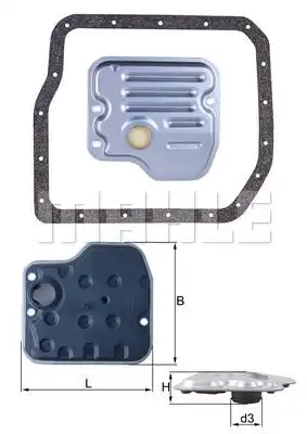 Фильтр масляный KNECHT HX 237D