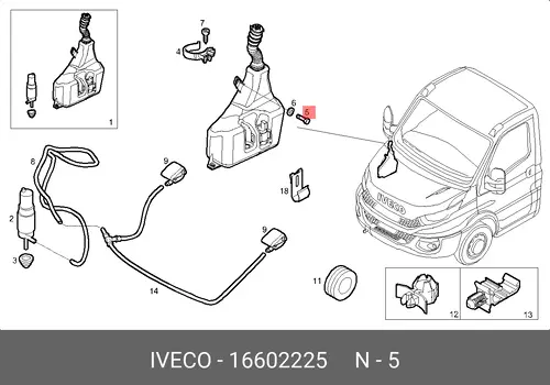 16602225 16602225 - болт IVECO