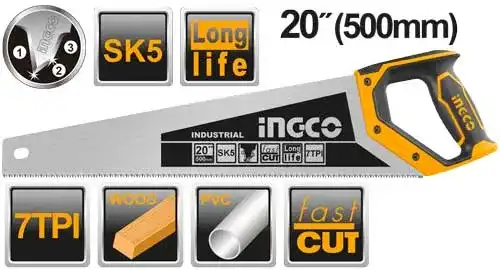 Ножовка по дереву INGCO HHAS28500