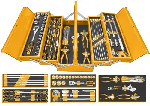 Ящик с набором инструментов 59 шт INGCO HTCS15591