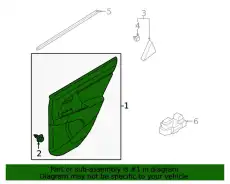 PANEL ASSY-REAR DOOR TRIM,RH 83308Q5020EJ2 KIA
