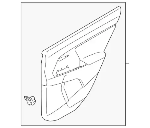 PANEL ASSY-REAR DOOR TRIM,RH 83308Q5020EJ2 KIA