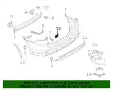 ФИКСАТОР (КОМПЛЕКТ 5 ШТ.) 24200W000P MITSUBISHI