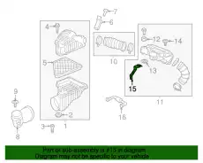 BRACKET,A/CL OTLT DUCT(PART OF 5) 23100549 GMC