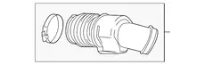 DUCT,A/CL OTLT FRT(INCLS 4,5) 23458514 GMC
