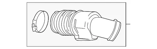 DUCT,A/CL OTLT FRT(INCLS 4,5) 23458514 GMC