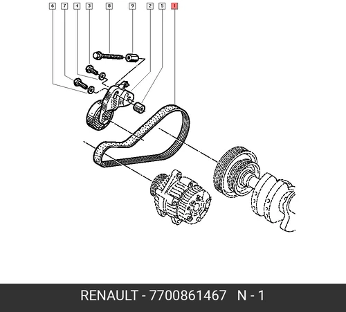 RENAULT 7700861467