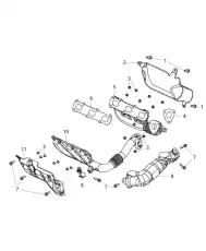 Прокладка коллектора FIAT 68148176AA