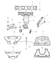 Прокладка коллектора FIAT 1555A185