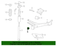 Резиновая подушка 1J0511423 VAG