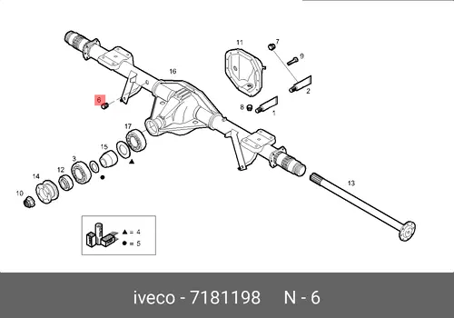  САПУН 7181198 IVECO