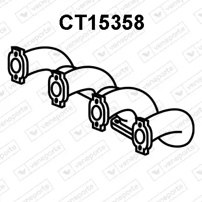 Коллектор выпускной VENEPORTE CT15358