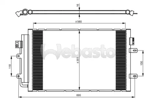 Кондиционер автомобильный WEBASTO 82D0226299MA