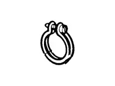 CLAMP (HOSE) B7A-8287-A FORD