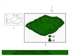 Поддон картера КПП MAZDA FZC12151XA