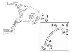 KPF151W50A>>KPF151W50B замена детали MAZDA