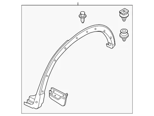 KPF151W60B КРОНШТЕЙН КРЕПЛЕНИЯ КРЫЛА MAZDA