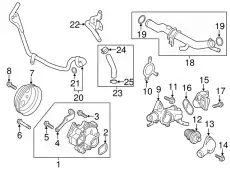 ПОМПА MAZDA PY8W15010B