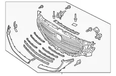 Решетка радиатора MAZDA TN4450710E