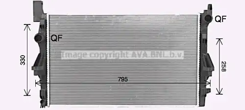 Радиатор кондиционера (конденсатор) AVA MS2731