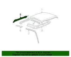 PANEL ASY. (BACK INSIDE UPPER) F37Z-13403E52-A FORD