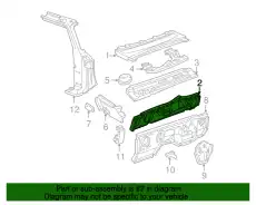 PANEL ASY. (COWL TOP INNER) F87Z-1002018-AA FORD