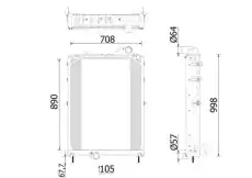 Radiator and components CR 2560 000P MAHLE