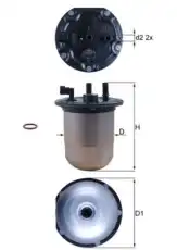 Топливный фильтр MAHLE KL 1133D