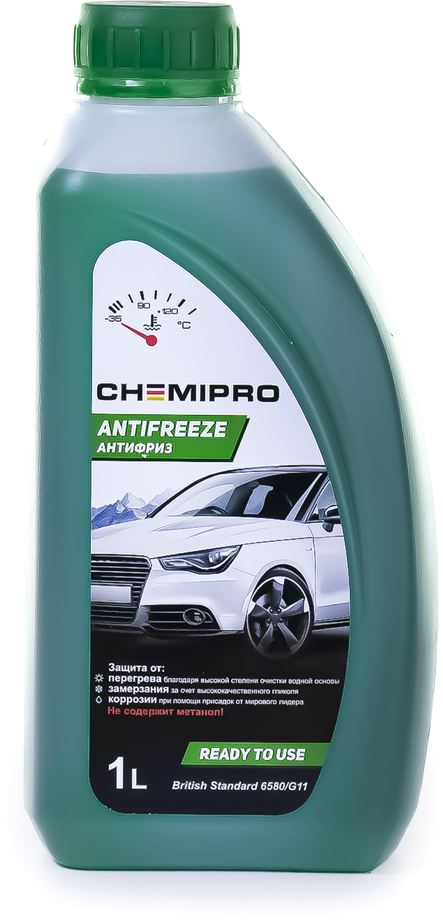 Антифриз CHEMIPRO CH099 зеленый готовый G11 1 л