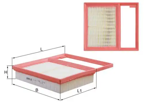 Air filter element LX 4157 MAHLE