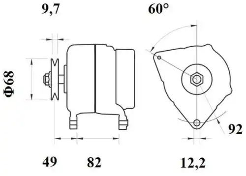 Alternators MG1062 MAHLE