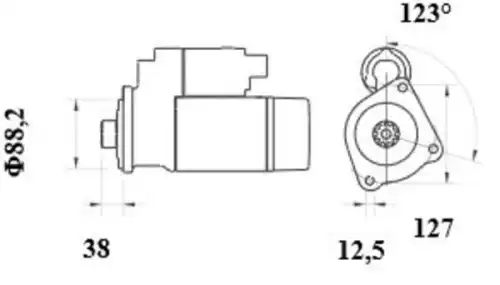 Starter MS1043 MAHLE