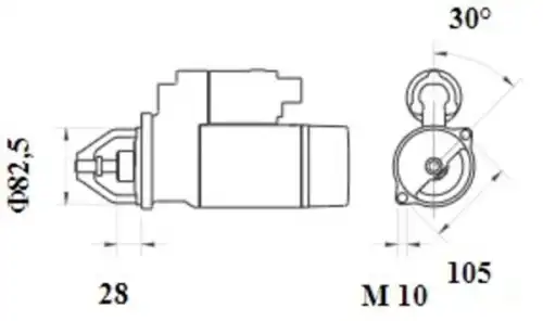 Starter MS1075 MAHLE