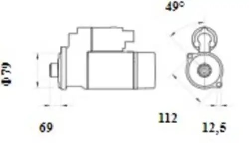 Стартер MAHLE MS1090