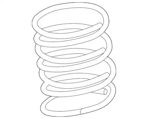 Пружина подвески 546302E100DS MOBIS