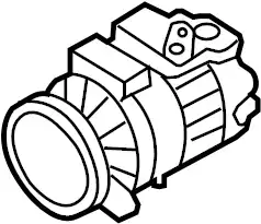 компрессор кондиционера Audi 1K0820859Q VAG