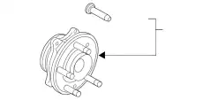 Hub Assy - Wheel HUB-449 FORD