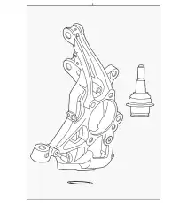 Кулак поворотный FORD MEF-535