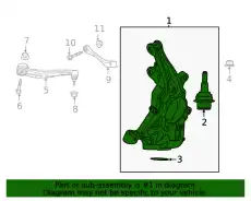 Кулак поворотный FORD MEF-535