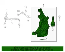 Кулак поворотный FORD MEF-537