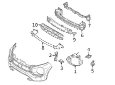 КРОНШТЕЙН ПЛАСТИКОВЫЙ 6400J895 MITSUBISHI