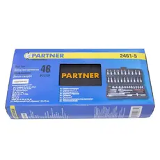 Набор инструмента 46пр. 1/4' (6-гран.)(4-14мм) 50647 PARTNER